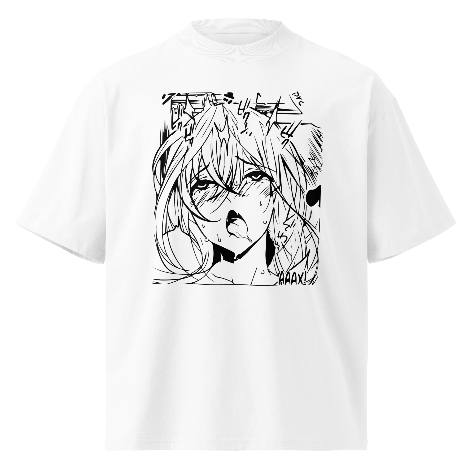 Waifu Worship ahegao hoodie featuring anime-inspired streetwear design with bold print and unisex fit.