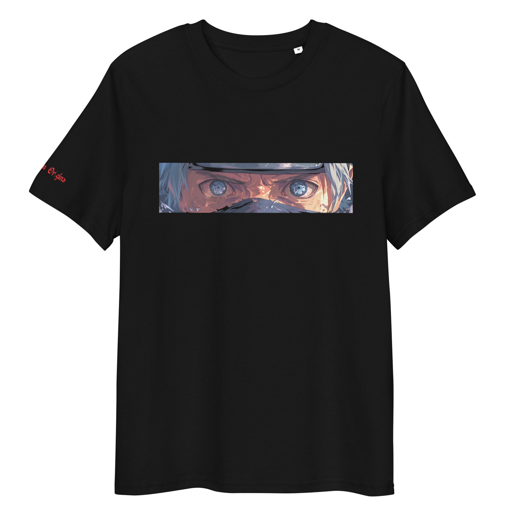 Shinobi Eyes T-shirt with bold eyes and eyelashes graphic, styled for streetwear or worn as a tee shirt nightie