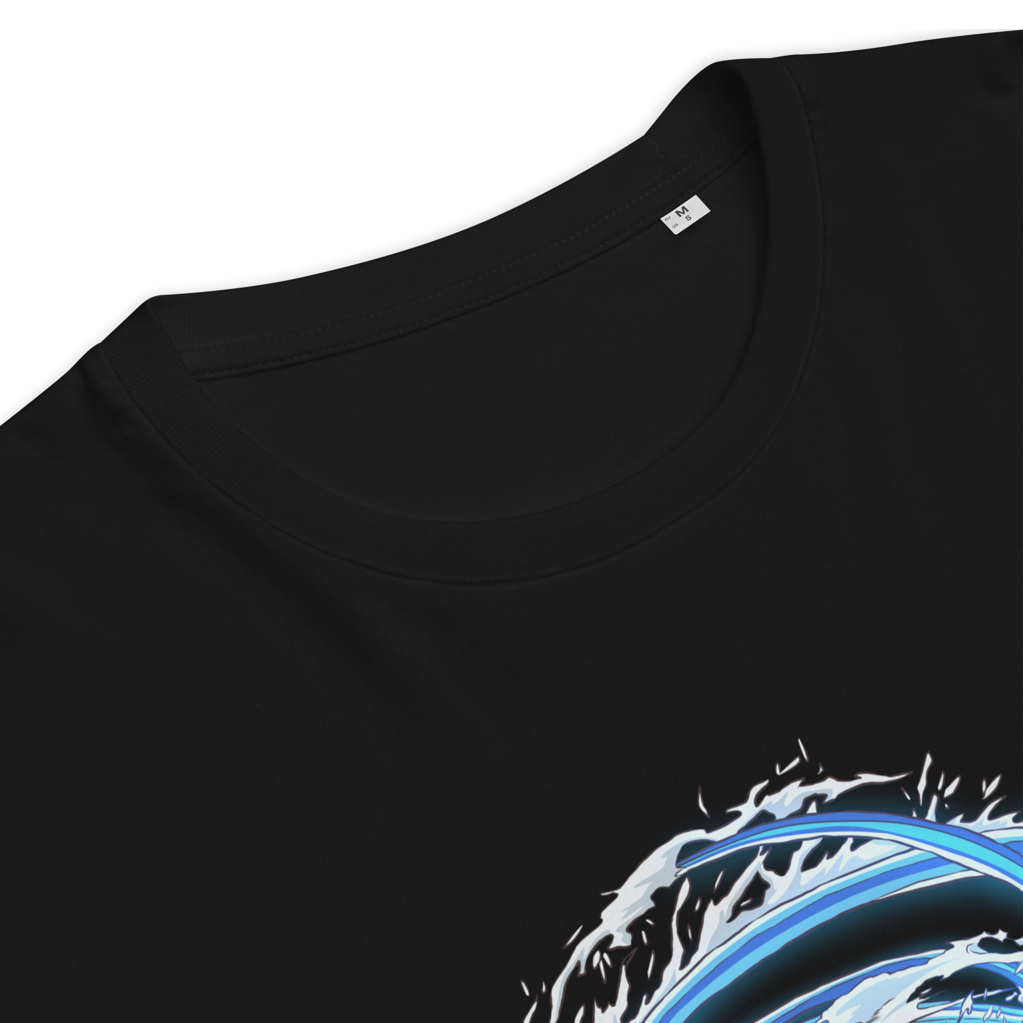 Anime-inspired Water Sword Tee featuring Tanjiro’s flame sword design, ideal for Demon Slayer fans and streetwear lovers.